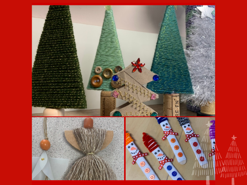 Family Crafting: Eco Friendly Christmas Decorations